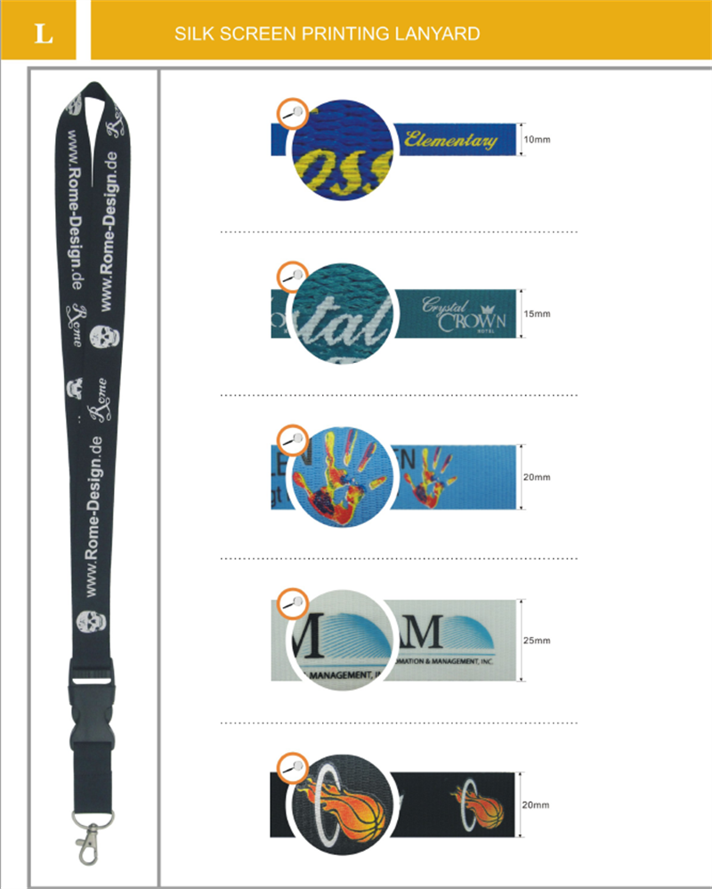 Hot Selling Cheap Polyester Customized Lanyard