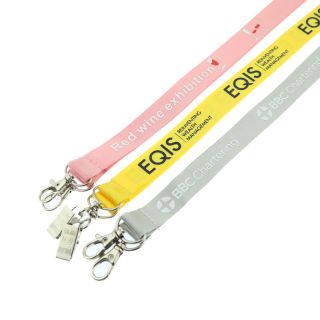 wholesale high quality name brand lanyard nylon lanyard