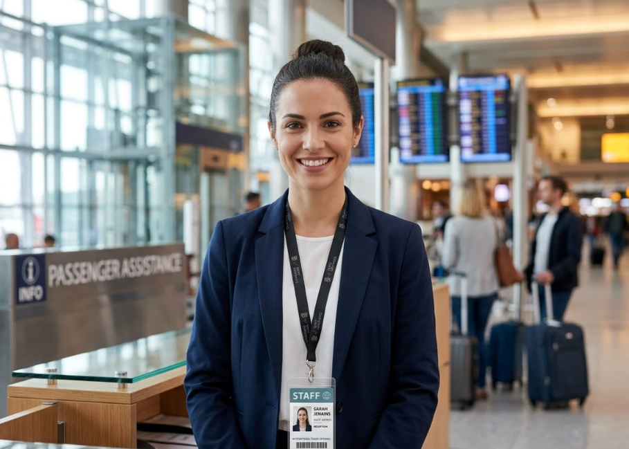 Lanyards as Silent Wayfinding and Trust Signals in Shared Public Spaces